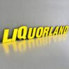 LED Rimless Resin Letters | Liquid Acrylic Signs