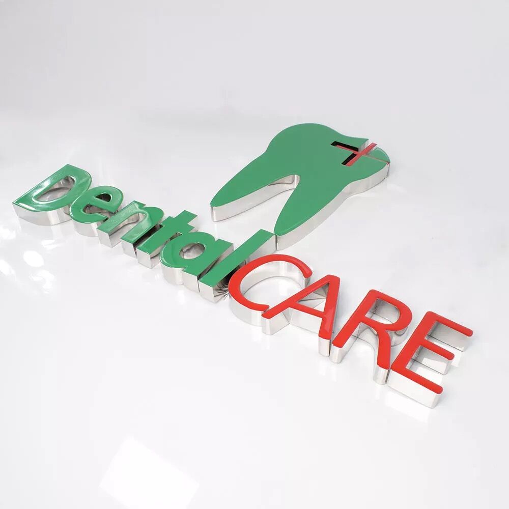 LED Rimless Resin Letters | Liquid Acrylic Signs