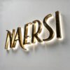 Metal Fabricated Letters with Acrylic Base | Back Halo-Lit Letters
