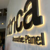 Metal Fabricated Letters with Acrylic Base | Back Halo-Lit Letters