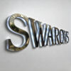 Metal Fabricated Letters with Acrylic Base | Back Halo-Lit Letters