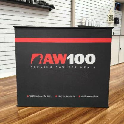 Modular Lockable SEG Fabric Counter | Pop-Up Cashier Desk