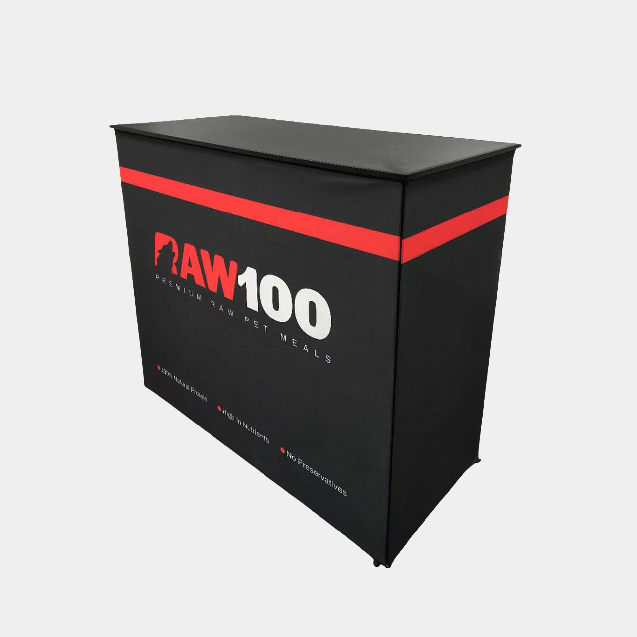 Modular Lockable SEG Fabric Counter | Pop-Up Cashier Desk