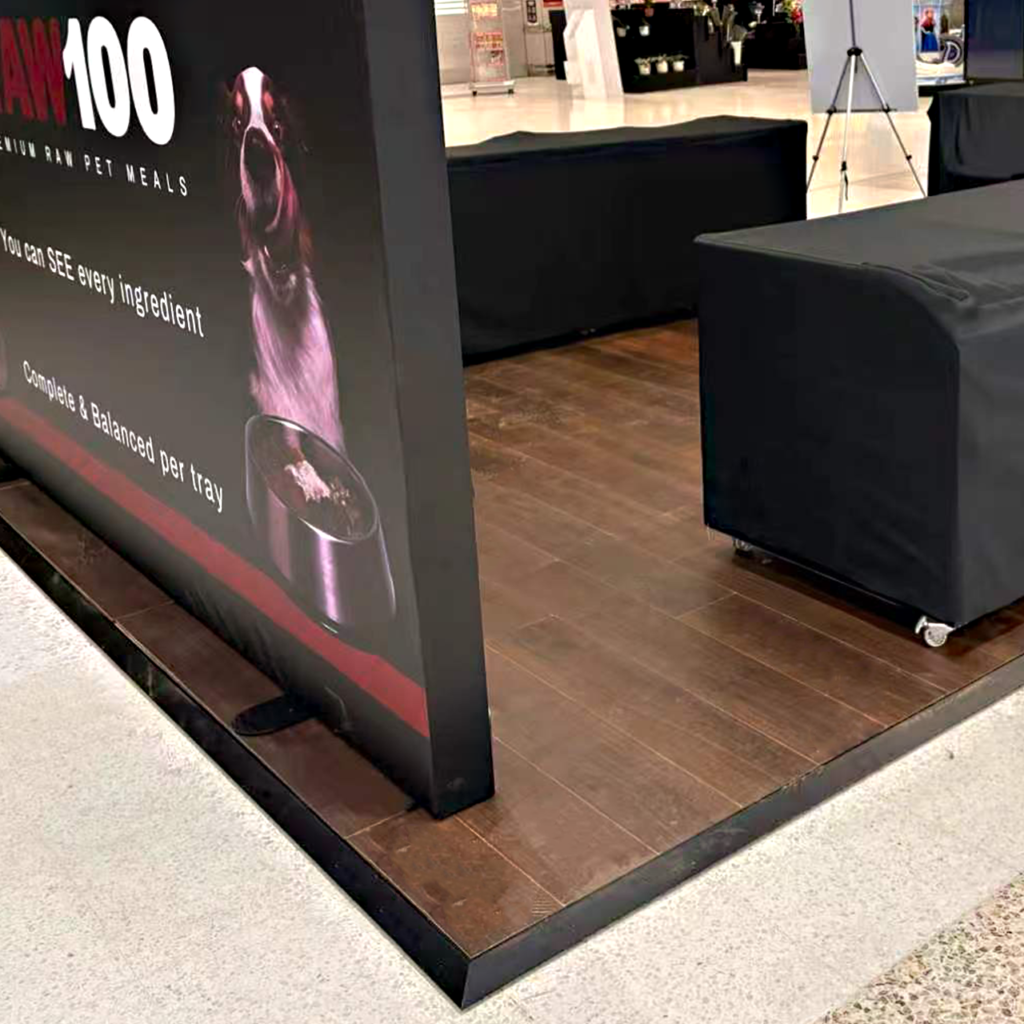 Modular Raised Exhibition &amp; Pop-Up Floor System | Cable Management Platform