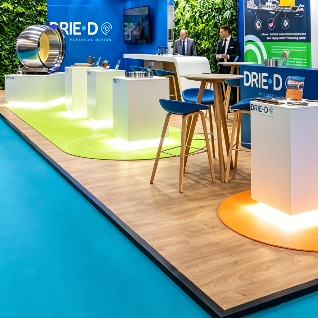 Modular Raised Exhibition &amp; Pop-Up Floor System | Cable Management Platform