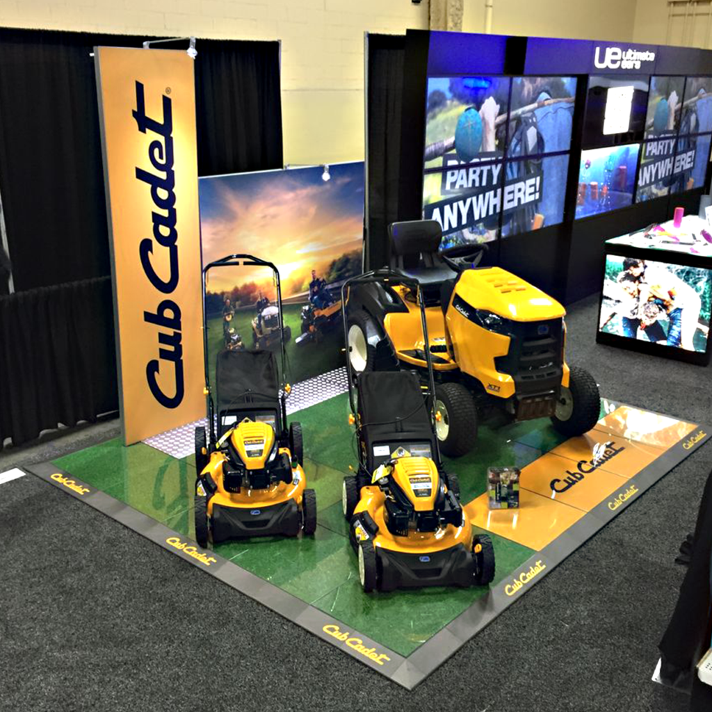 Modular Raised Exhibition &amp; Pop-Up Floor System | Cable Management Platform