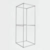 Modular Tension Cubic Fabric Tower Display | 3D Standalone Tower