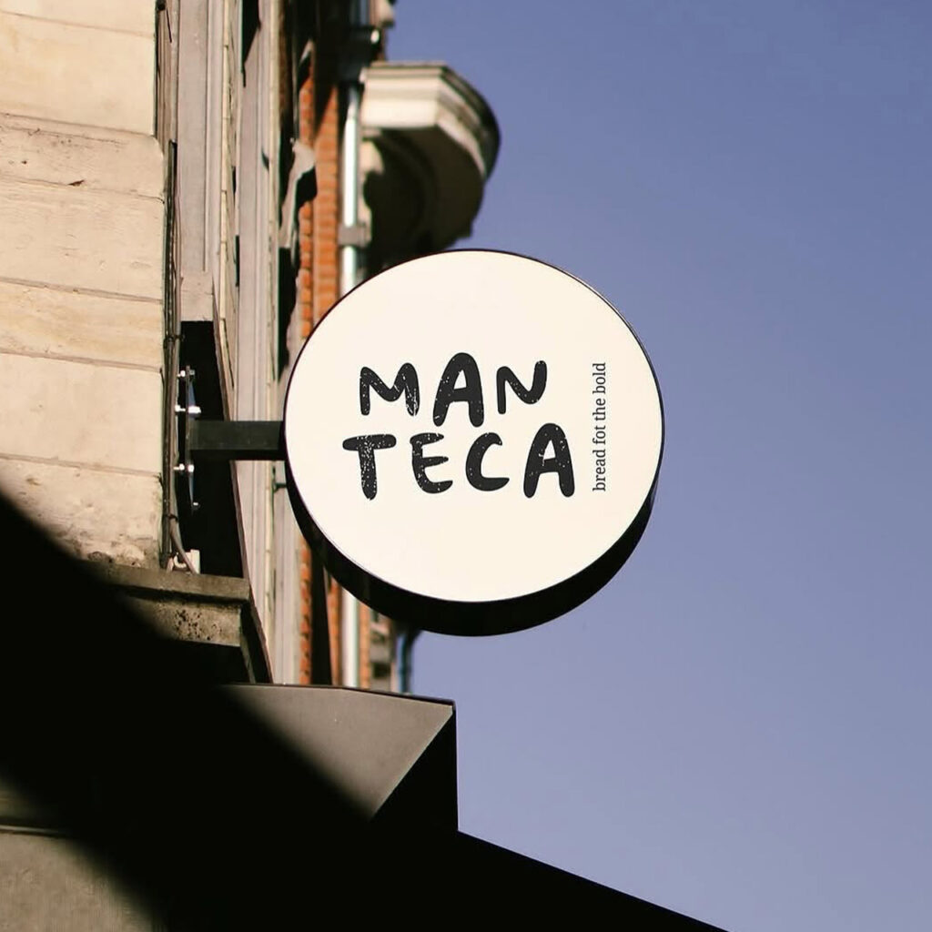 Non-Lit Aluminium Round Blade Sign | Store Front Metal Sign