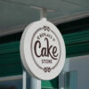 Non-Lit Aluminium Round Blade Sign | Store Front Metal Sign