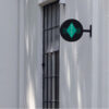 Non-Lit Aluminium Round Blade Sign | Store Front Metal Sign