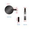 Non-Lit Aluminium Round Blade Sign | Store Front Metal Sign