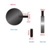 Non-Lit Aluminium Round Blade Sign | Store Front Metal Sign