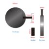 Non-Lit Aluminium Round Blade Sign | Store Front Metal Sign