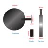 Non-Lit Aluminium Round Blade Sign | Store Front Metal Sign