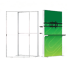 Freestanding SEG Lightbox with Shelves