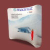 Portable Curved &amp; S Shaped Exhibition Display Walls | Tension Fabric Backdrop