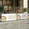 Portable Fabric Crowd Control Barriers | Aluminium Frame Display System