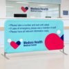 Portable Fabric Crowd Control Barriers | Aluminium Frame Display System