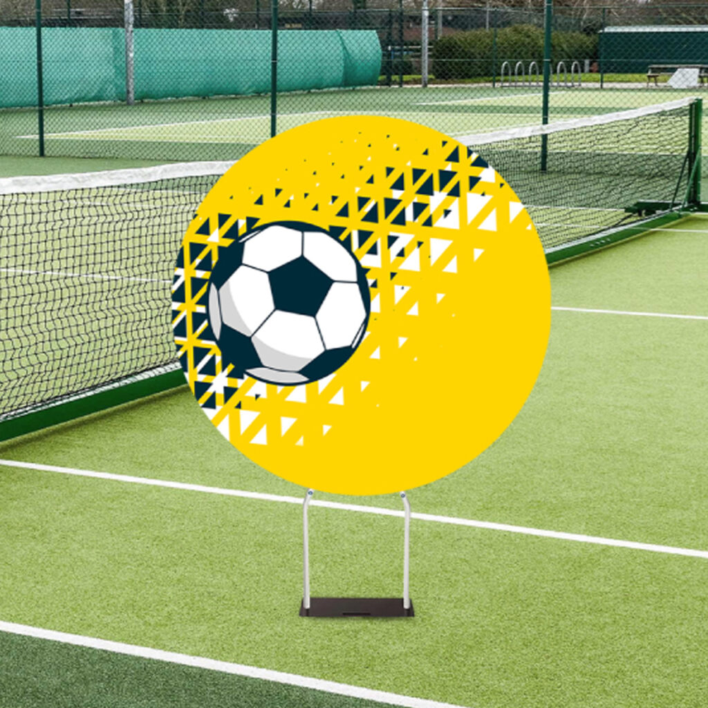 Portable Round &amp; 3D Tension Fabric Backdrops (2000mm Diameter) | Circle Media Walls