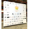 Portable Slimline Exhibition Display Wall | Straight Tension Fabric Backdrop