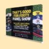 Portable Slimline Exhibition Display Wall | Straight Tension Fabric Backdrop