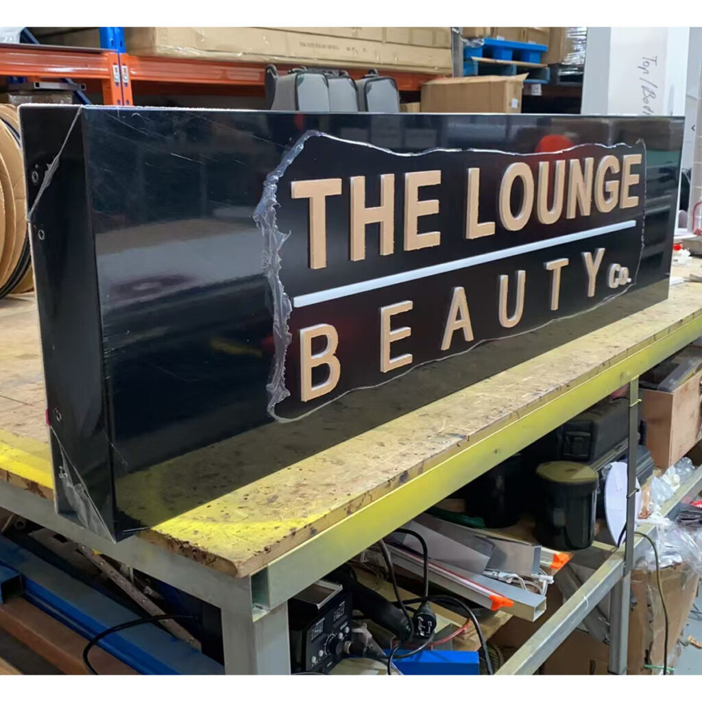 Push-Through Style LED Light Box | Intracut Signs