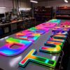 RGB LED Channel Letters | Dynamic Color-Changing 3D Signs