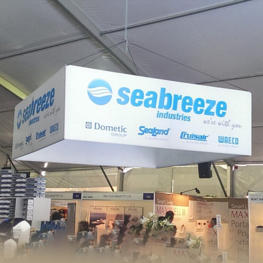 Rectangle Hanging Banner | Trade Show Sky Hanging Displays