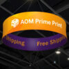 Round Hanging Banner | Sky Hanging Fabric Displays