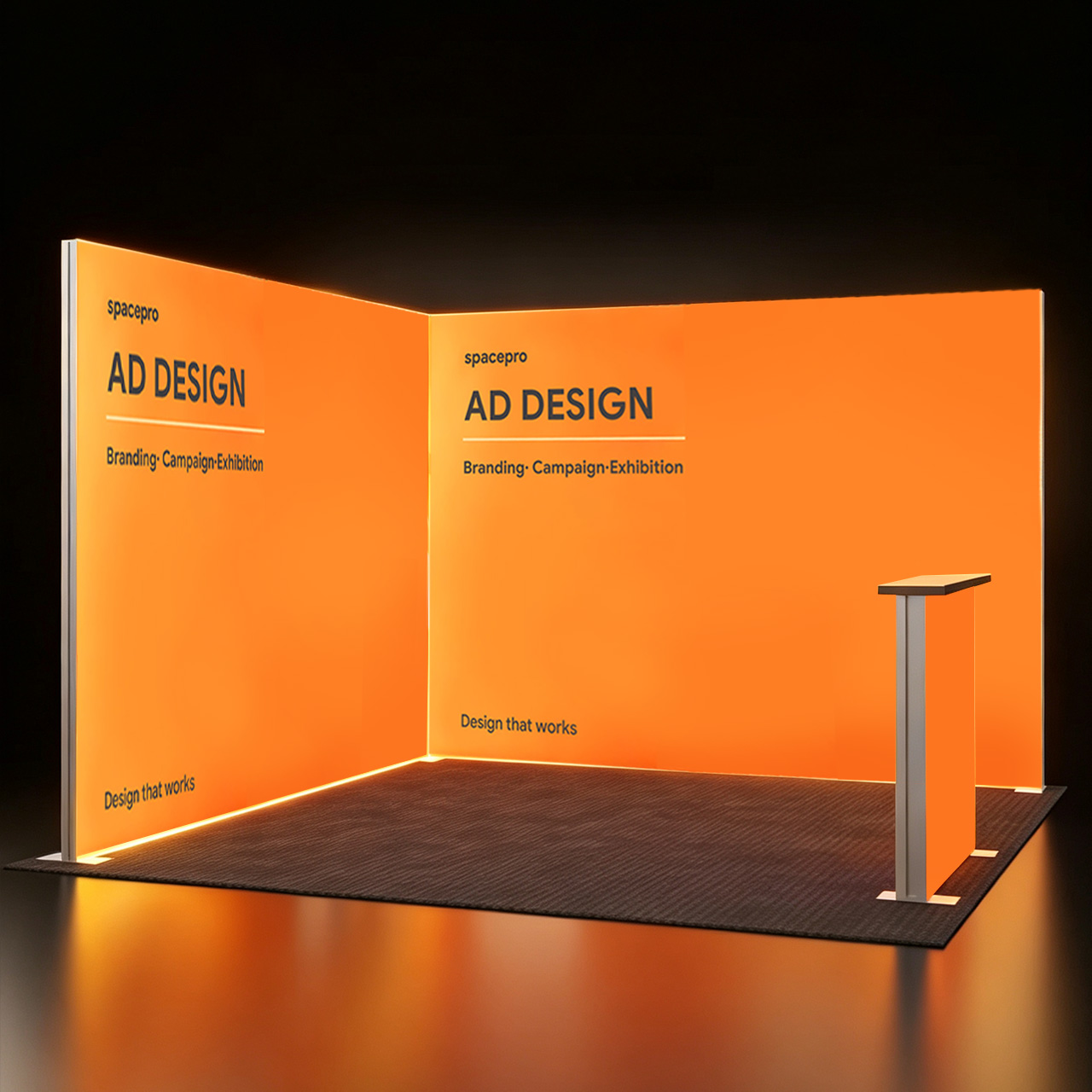 SEG Modular Lightbox Booth Display [Model4]