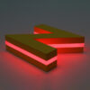 Sandwich Luminous Letters | Mid-Lit Glowing 3D Signs