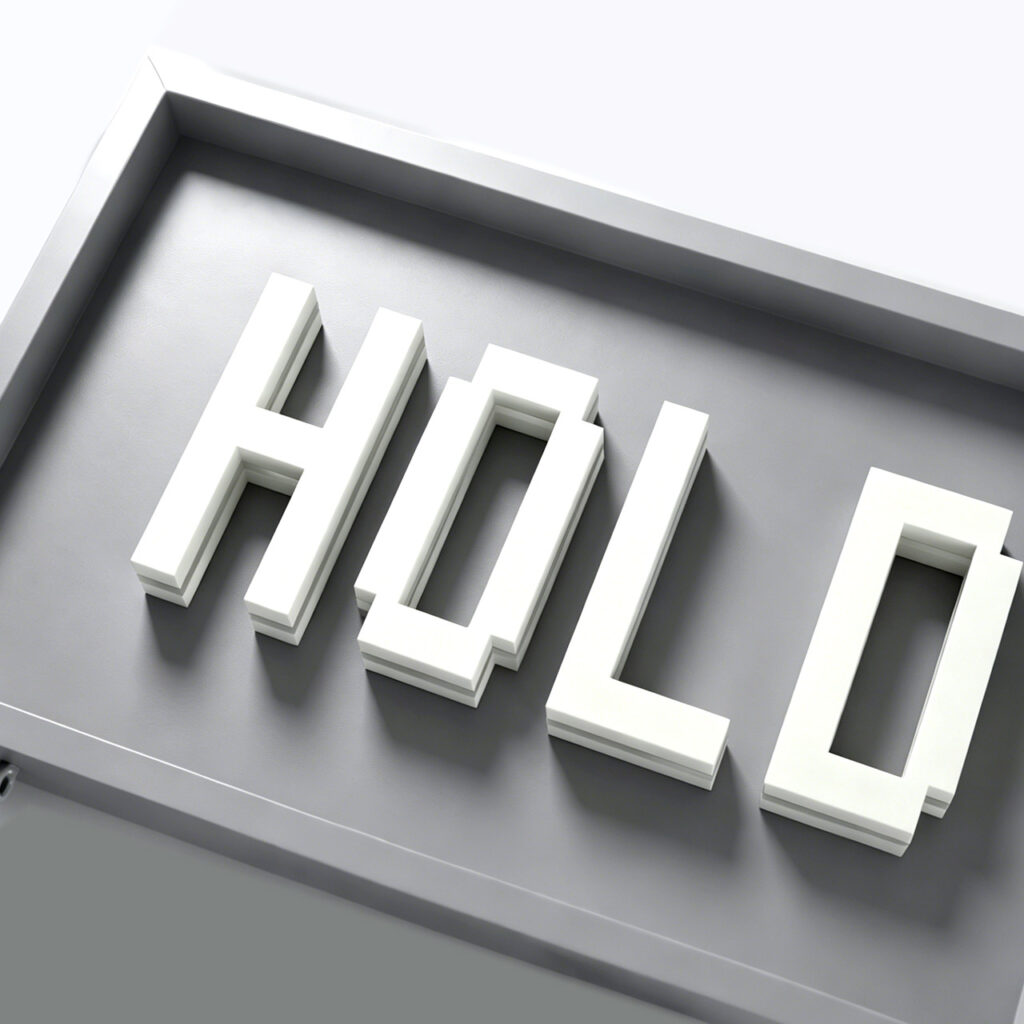Sandwich Luminous Letters | Mid-Lit Glowing 3D Signs