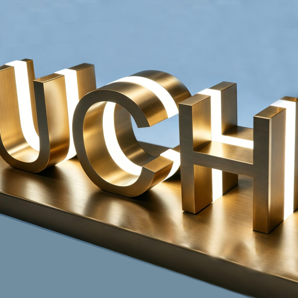 Sandwich Luminous Letters | Mid-Lit Glowing 3D Signs
