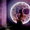 Single Side Round Fabric Lightbox | Large Circle LED SEG Lightbox