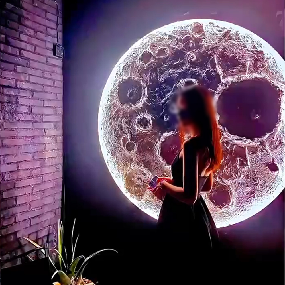 Single Side Round Fabric Lightbox | Large Circle LED SEG Lightbox