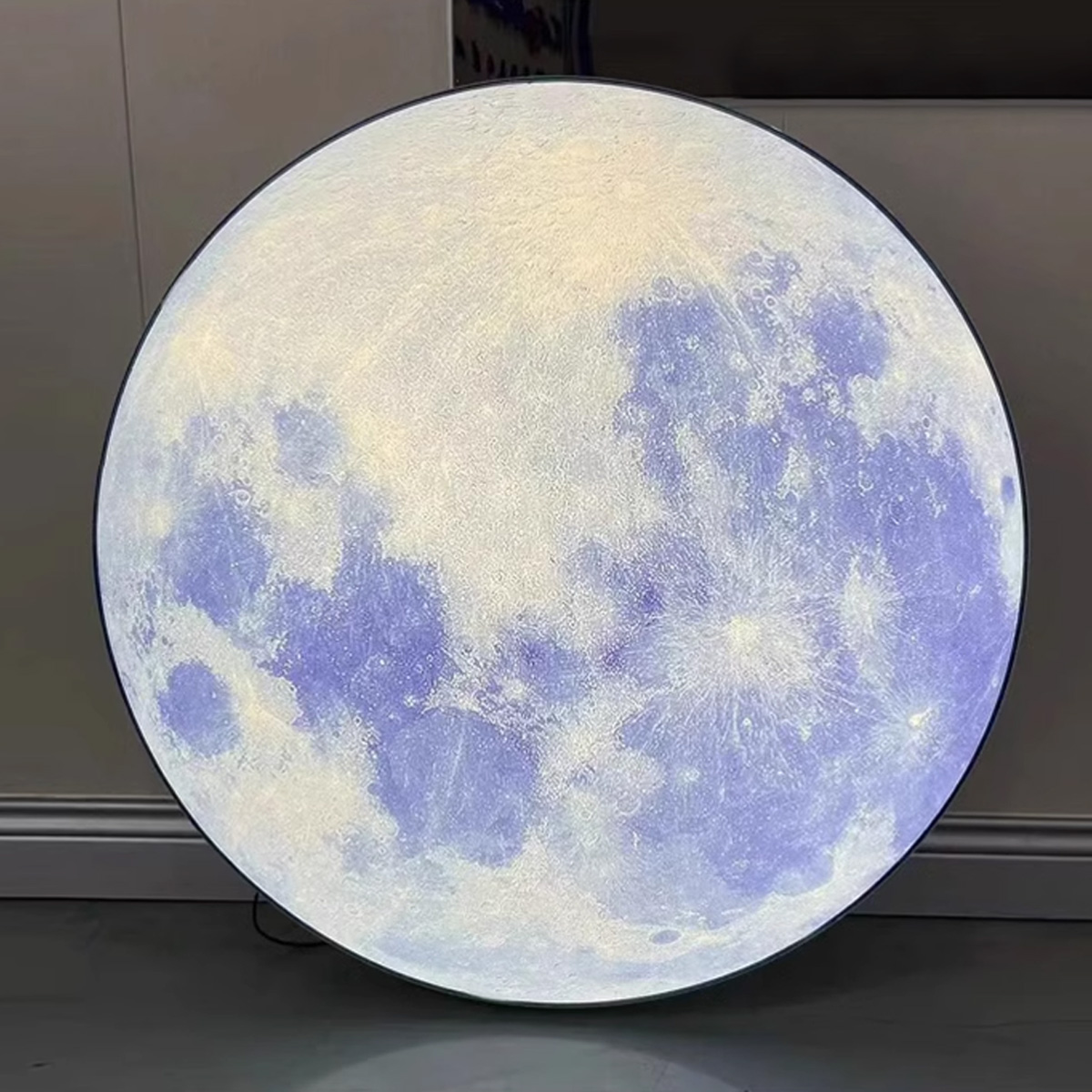 Single Side Round Fabric Lightbox | Large Circle LED SEG Lightbox