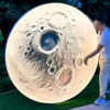 Single Side Round Fabric Lightbox | Large Circle LED SEG Lightbox