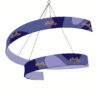 Spiral Hanging Banner | Custom Sky Hanging Displays