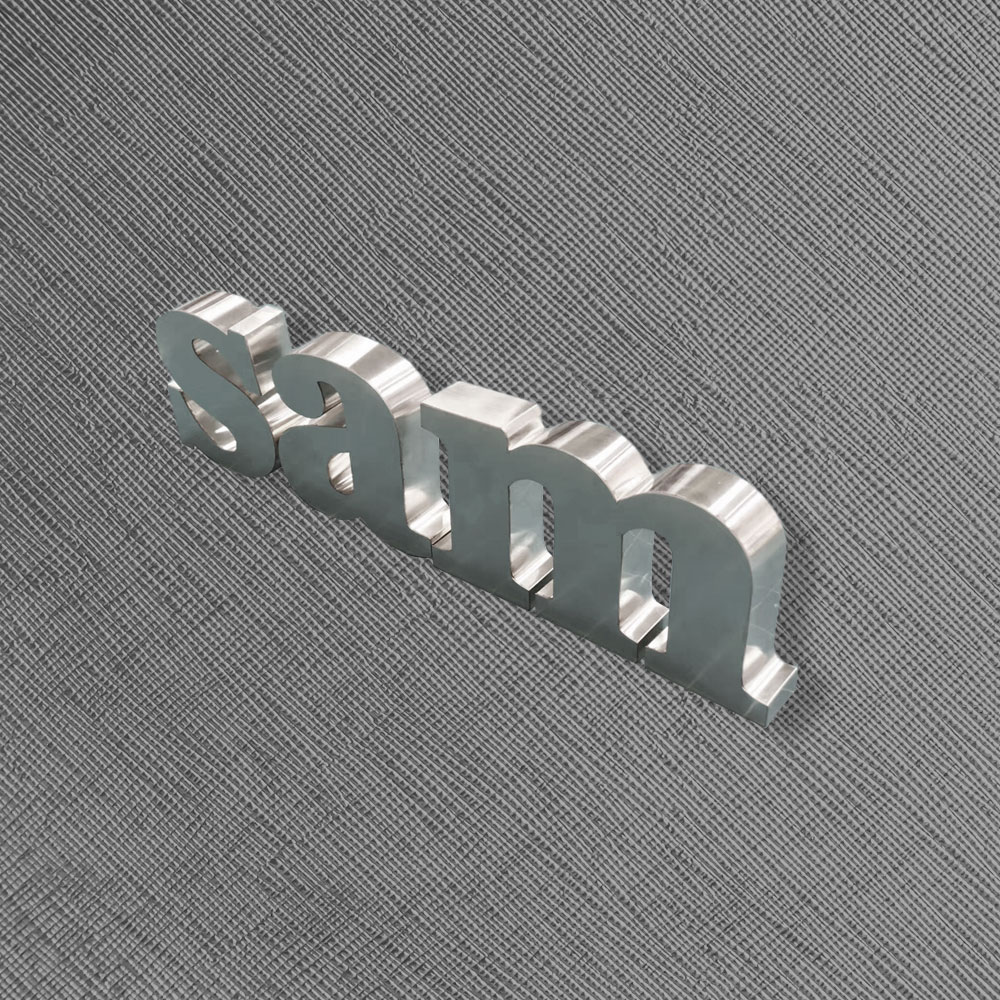 Stainless Steel Channel Letters | Non-Illuminated Metal Fabricated Signs