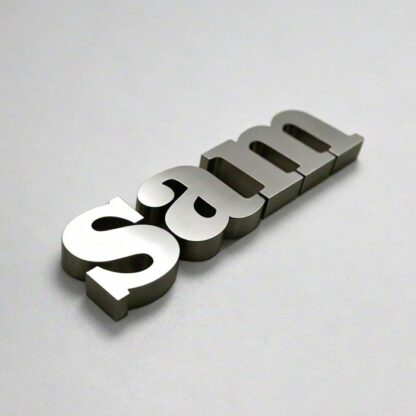 Stainless Steel Channel Letters | Non-Illuminated Metal Fabricated Signs