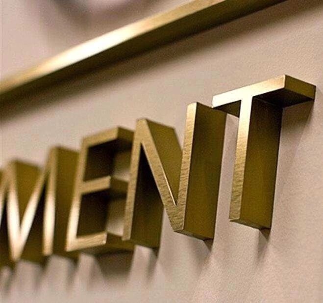 Stainless Steel Channel Letters | Non-Illuminated Metal Fabricated Signs