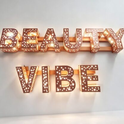 Starlight Backlit Channel Letter Sign | Perforated LED Letters