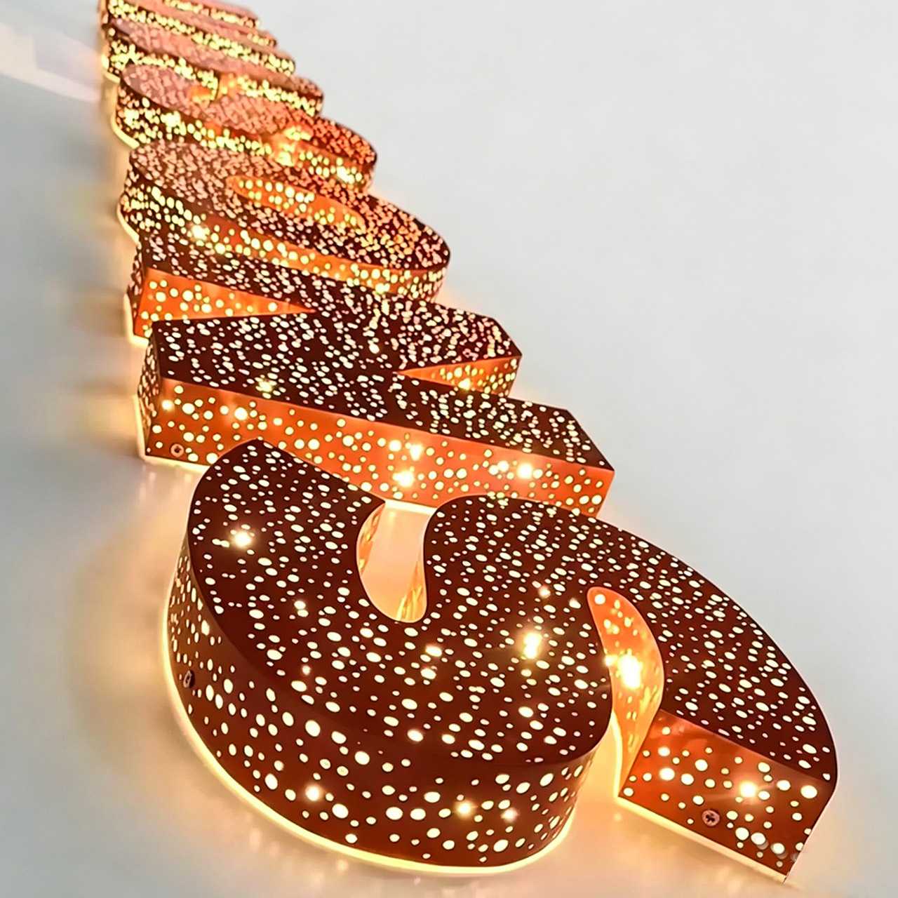 Starlight Backlit Channel Letter Sign | Perforated LED Letters
