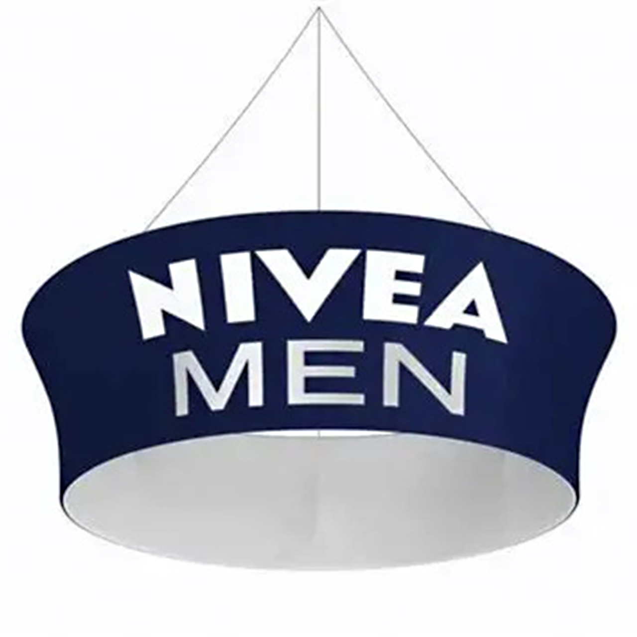 Tapered Round Hanging Banner | Sky Hanging Fabric Displays