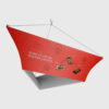 Tapered Triangle Hanging Banner | Exhibition Sky Hanging Displays
