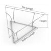 Tapered Triangle Hanging Banner | Exhibition Sky Hanging Displays