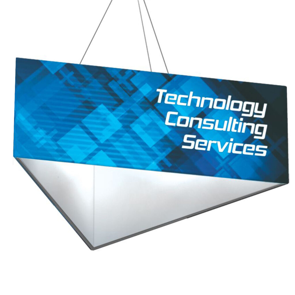 Triangle Hanging Banner | Exhibition Sky Hanging Displays