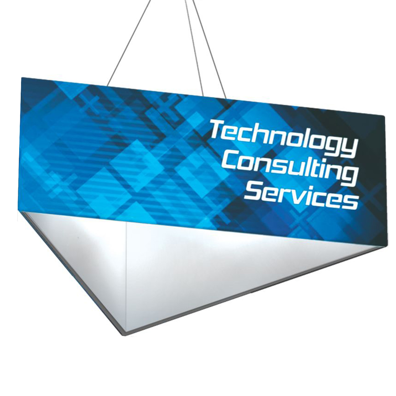 Triangle Hanging Banner | Exhibition Sky Hanging Displays