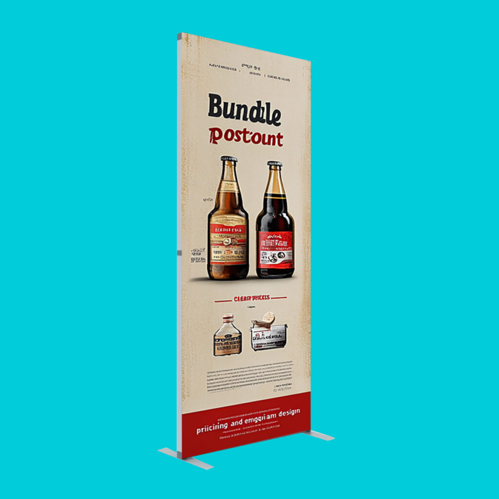 Ultra Slim SEG Mobile Fabric Banner Stand