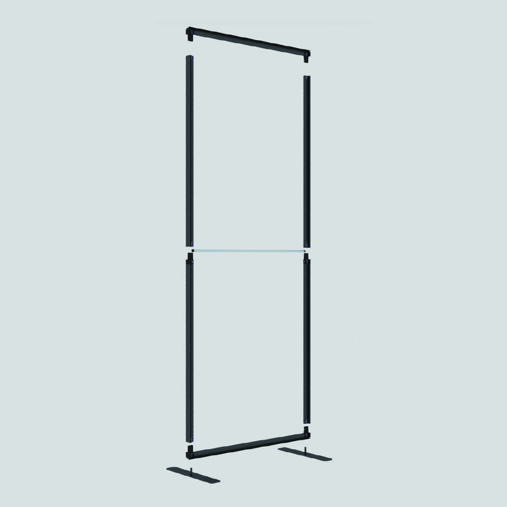 Ultra Slim SEG Mobile Fabric Banner Stand
